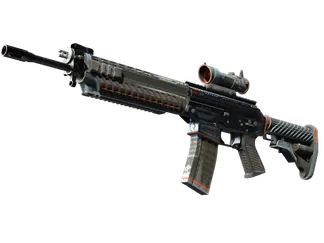 StatTrak™ SG 553 | Phantom (Battle-Scarred)