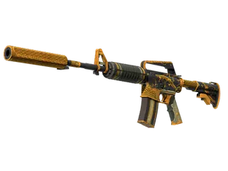 StatTrak™ M4A1-S | Golden Coil (Battle-Scarred)