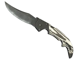 ★ StatTrak™ Falchion Knife | Black Laminate (Well-Worn)
