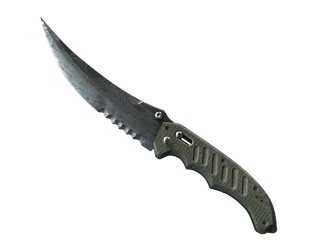 ★ Flip Knife | Damascus Steel (Well-Worn)