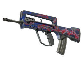 StatTrak™ FAMAS | Afterimage (Well-Worn)